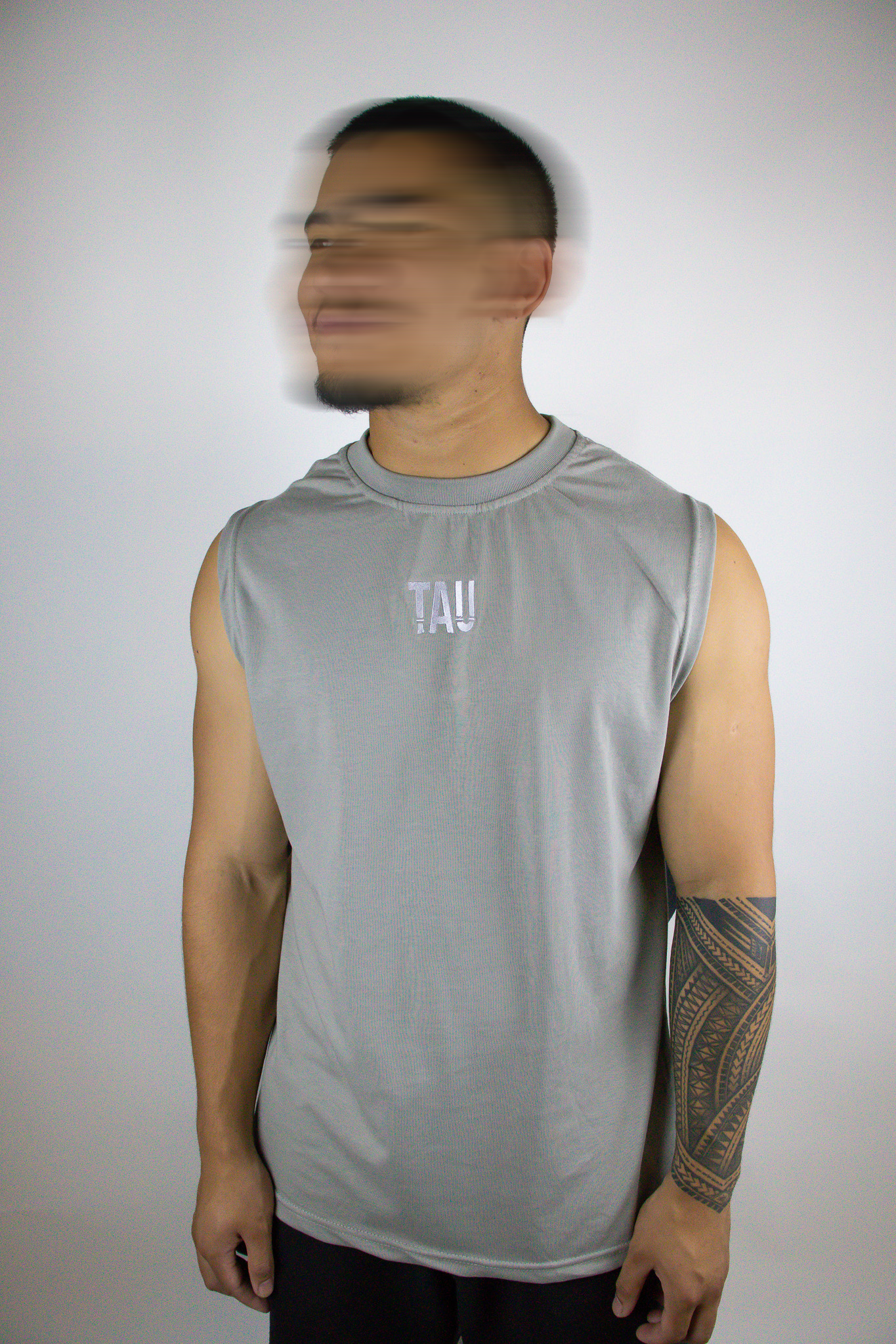 Débardeur Gris/blanc